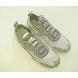 Puma Womens Nrgy Neko Skim Running Shoes Gray/White 192624-02 Lace Up Mesh 8.5